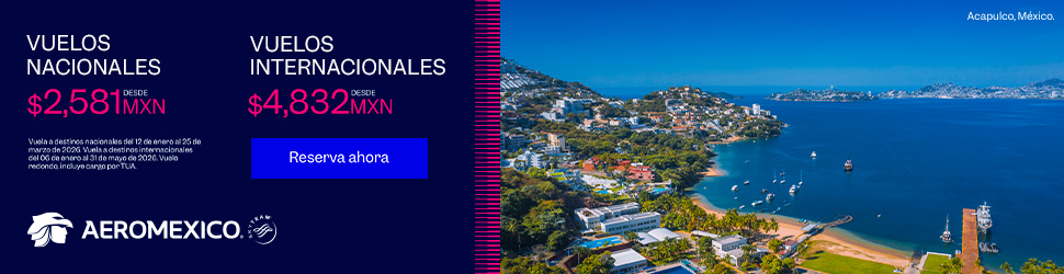 Oferta de vuelos Aeromexico